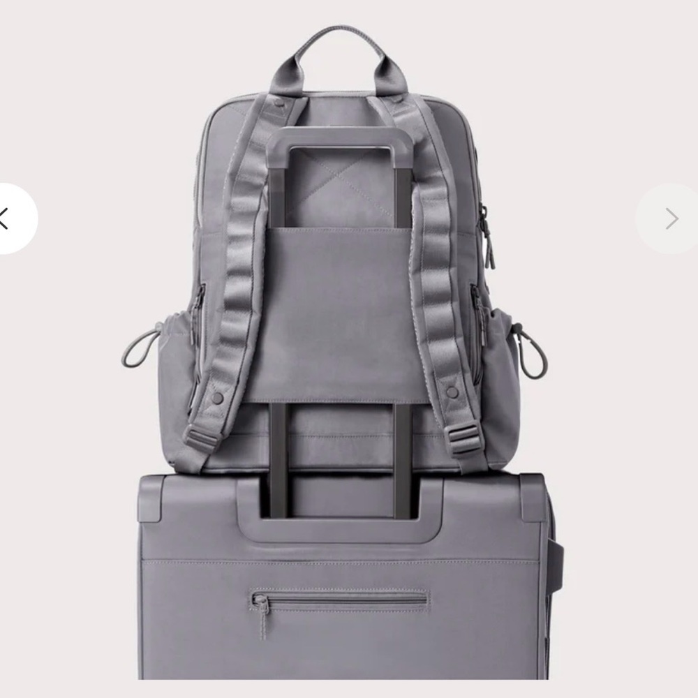 Ash grey Dagne Dover Brooklyn backpack - Picture 4 of 10